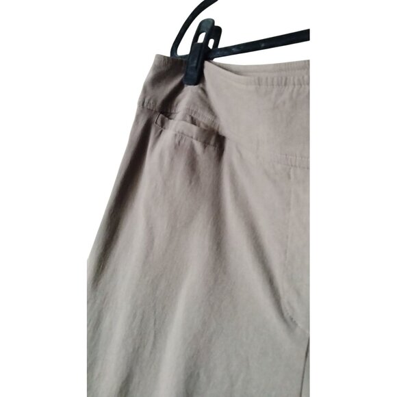 Lane Bryant Womens Plus Size Brown Cropped Pants Size 20 Stretch Casual Comfort - Picture 4 of 8